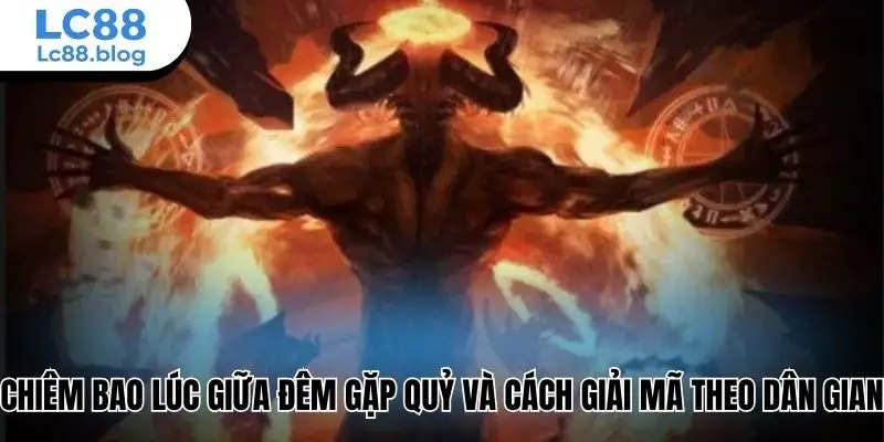 chiêm bao gặp quỷ