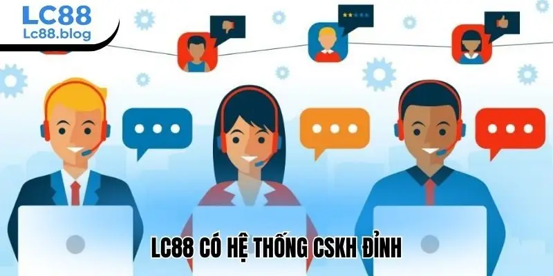 Lc88 có hệ thống CSKH đỉnh