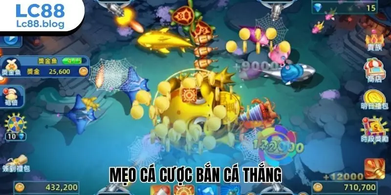 Mẹo cá cược bắn cá thắng