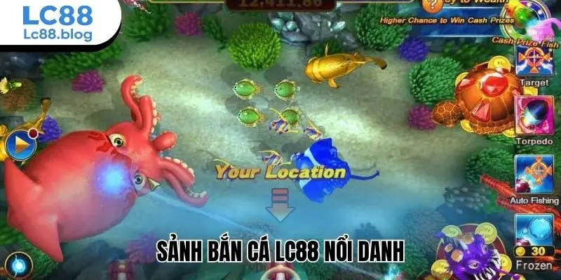 Sảnh bắn cá Lc88 nổi danh